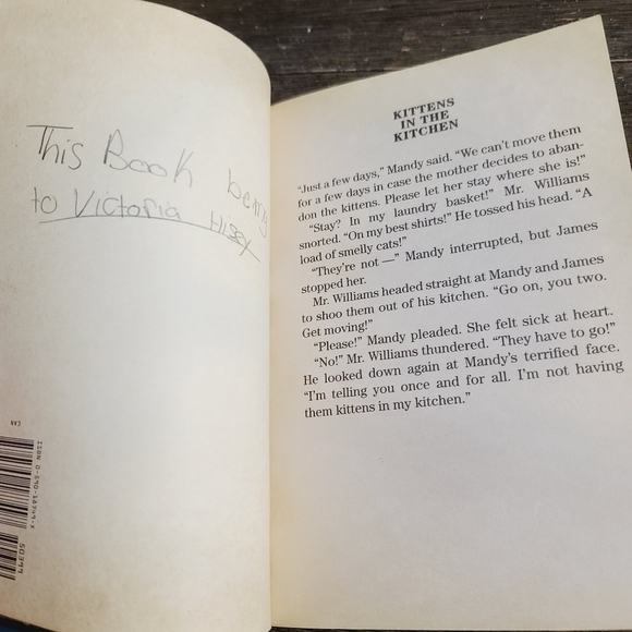 Vintage 90s 1994 Kittens in the Kitchen by Ben M. Baglio Scholastic Paperback - Picture 5 of 7